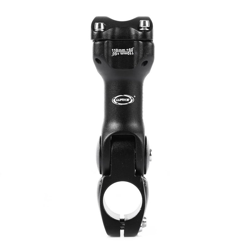 Wake MTB Stem 31.8 110mm 60 Degree Adjustable Bike Stem Mountain Bike Stem Short Handlebar Stem for Most Bicycle, Road Bike, MTB, BMX, Fixie Gear, Cycling (Alloy, Lightweight, Black) - Image 4
